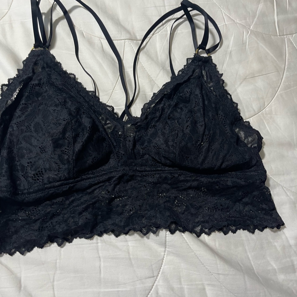 Elegant Black Lace Bralette